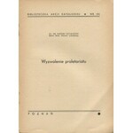 SZYMAŃSKI Antoni ks. - Wyzwolenie proletariatu [1937]