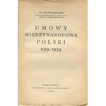 MAKOWSKI Julian - Umowy międzynarodowe Polski 1919-1914
