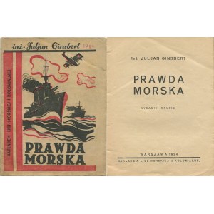 GINSBERTT Julian - Prawda morska [1934] [okł. AGAR]