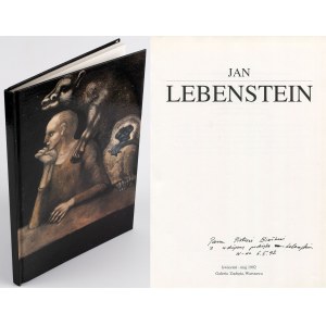 LEBENSTEIN Jan - Katalog wystawy [1992] [AUTOGRAF I DEDYKACJA]