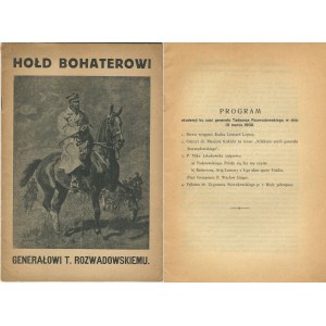 Hołd bohaterowi generałowi T. Rozwadowskiemu [1932]