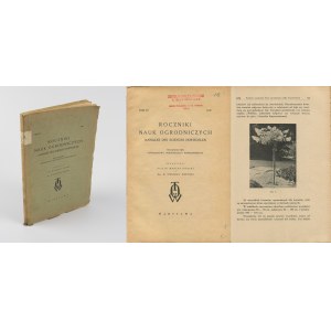 Roczniki Nauk Ogrodniczych. Tom IV z 1937 roku