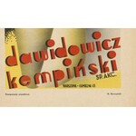 reklama BARCZYŃSKI M. - Pergaminowe papiery. Dawidowicz - Kempiński [1933]