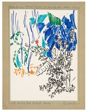 Antoni Kawałko, Motive from the jungle, 1967