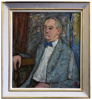 Maksymilian Stratanowski, Portret mężczyzny (Jerzy Kreczmar?), XX w.