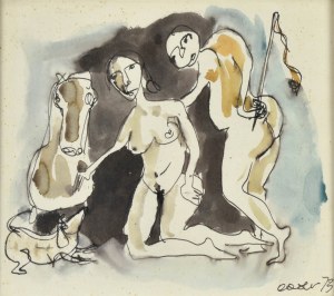 Otto AXER (1906-1983), Kompozycja, 1973