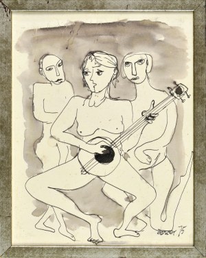 Otto AXER (1906-1983), Trio, 1975