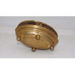 brass casket with china 19 in.