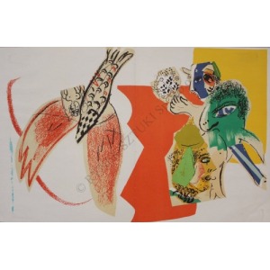 Marc Chagall (1887-1985), Kompozycja (&ldquo;XXe Si&egrave;cle&rdquo;, 1966, Mourlot #470)