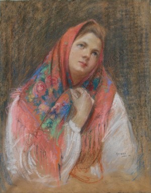 Max Haneman (1882-1944), Portret młodej góralki (1912)