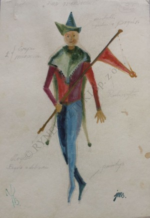 Jan Marcin Szancer (1902-1973), Projekt kostiumu do baletu &bdquo;Pan Twardowski&rdquo;