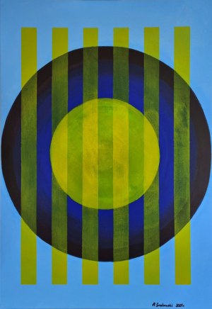 Andrzej Grabowski (ur. 1962), Blue Circle, 2021