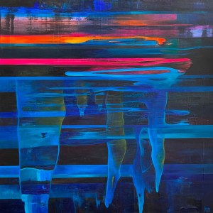 Katarzyna Buchalik (ur. 1978), Underwater neon lights, 2021
