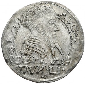 Zygmunt II August, grosz na stopę polską 1567, Tykocin, LI/LI