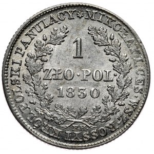 Królestwo Kongresowe, Mikołaj I, 1 złoty 1830 FH, Warszawa