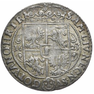 Zygmunt III Waza, ort 1623, Bydgoszcz, PRVS.M+, gwiazki u podstawy korony