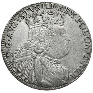 August III, Ort koronny 1754, Lipsk, młodzieńcze popiersie