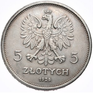 5 złotych 1928 Nike, Warszawa