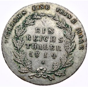 Niemcy, Prusy, talar 1814 A, Berlin