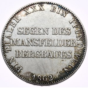 Niemcy, Prusy, Wilhelm I, talar górniczy 1862 A, Berlin