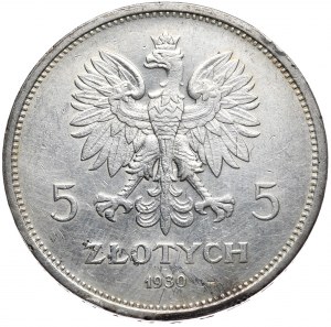 5 złotych 1930 Nike, Warszawa