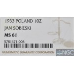 10 złotych 1933, Sobieski