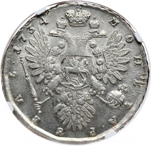 Rosja, Anna, rubel 1734, Moskwa