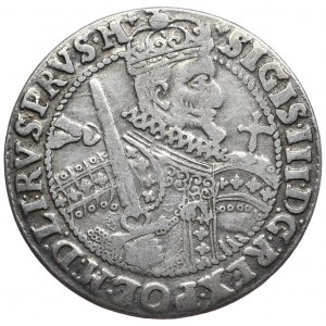 Zygmunt III Waza, ort 1623, Bydgoszcz, PRVS.M+, rewers ilustrowany