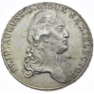 Saksonia, Fryderyk August III, talar 1786 IEC, Drezno