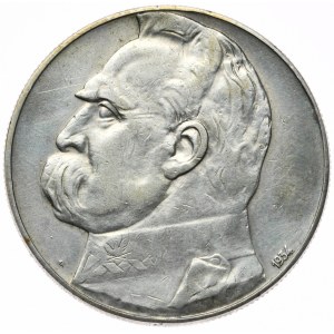 10 złotych 1934 Piłsudski, orzeł strzelecki