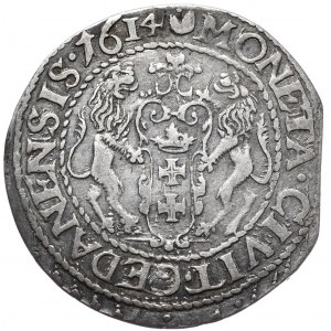 Zygmunt III Waza, ort 1614, Gdańsk, cyfry 14 małe