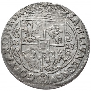 Zygmunt III Waza, ort 1623, PRVS.M+, Bydgoszcz, szeroka korona