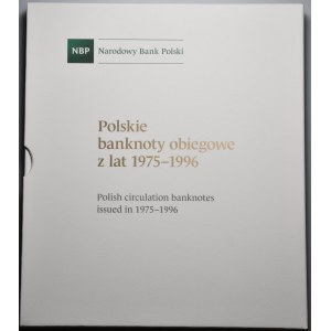 Polskie banknoty obiegowe z lat 1975-1996 - kompletny album NBP