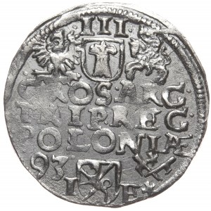 Žigmund III Vaza, trojak 1593, Poznaň