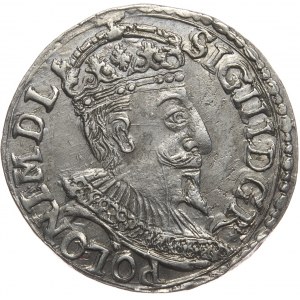 Zygmunt III Waza, trojak 1595, Olkusz
