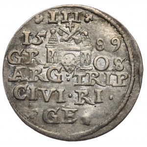 Sigismund III. Vasa, Trojak 1589 Riga