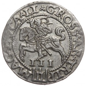 Zikmund II August, trojak 1562 Vilnius