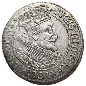 Sigismund III. Vasa, ort 1615, Danzig, neuerer Büstentyp