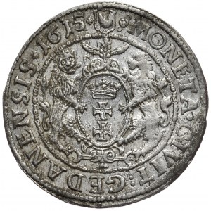 Sigismund III Vasa, ort 1615, Gdansk, newer bust type