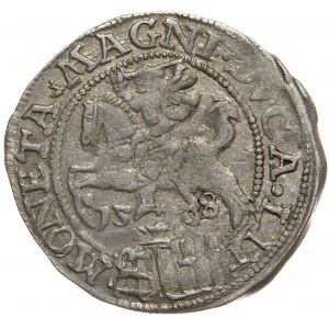 Zikmund II August, groš za polskou nohu 1568, Tykocin, L/LIT