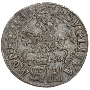 Zikmund II August, polský pěší groš 1546, Vilnius