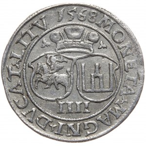 Zikmund II Augustus, čtyřúhelník 1568, Vilnius, L/LITV