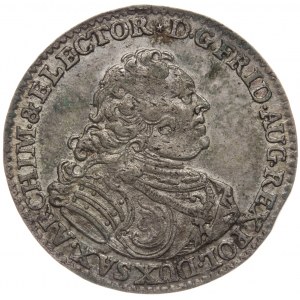August III Sas, 1 Pfennig 1740,Dresden