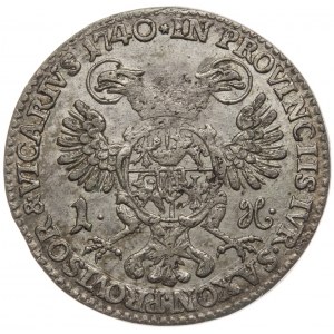 August III Saxon, 1 penny 1740,Dresden