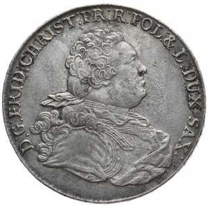 Friedrich Krystian, Sächsisch-Polnischer Taler, 1763 FWoF, Dresden