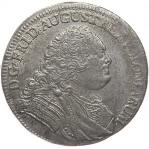 August III Sas, 1/3 thaler 1754, Drážďany