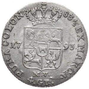 Stanislaw August Poniatowski, Zloty 1793 MV, Warschau