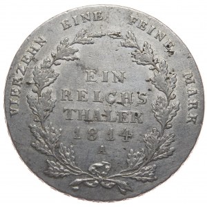 Germany, Prussia, Frederick William III, thaler 1814 A, Berlin