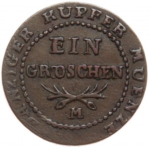 Freie Stadt Danzig, 1 groschen 1809 M, GROOSCHEN