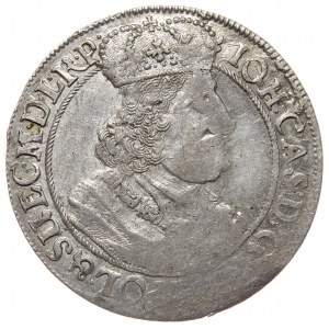 Jan Kazimierz, ort 1656 GR, Danzig, großer Kopf